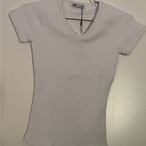 NWT! Zara White Women's Tee